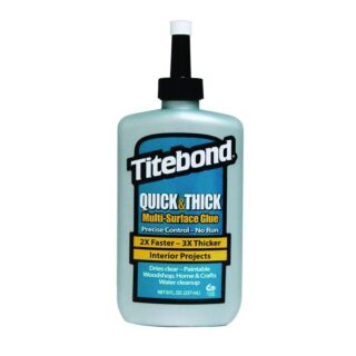 Titebond Quick & Thick Multi-Surface Glue, 8 oz