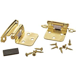 Amerock BP34293/BPR34293 Cabinet Hinge, Polished Brass