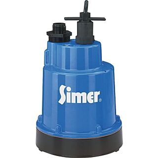 Sta-Rite Simer Geyser 2300 Submersible Utility Pump, 115 V, 5.6 A, 1-1/4 in Outlet, 1320 gph