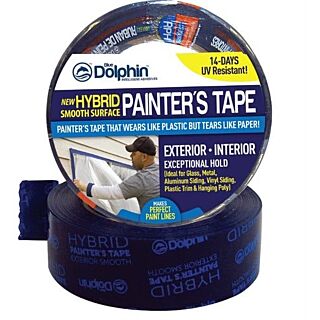 Blue Dolphin Exterior Smooth Surface Tape, 1.41 in.  x 45 yds.