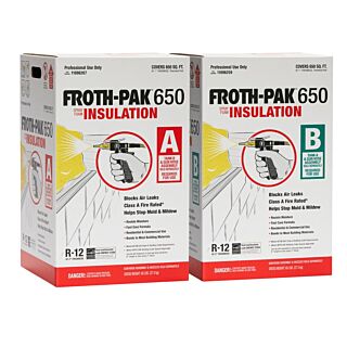 Dow Froth-Pak™ Spray Foam Insulation Kit, 650 Board Feet
