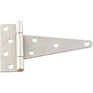 National Hardware N129-445 Extra Heavy T-Hinge, Galvanized Steel, 6 in. - 1 Pack