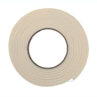 Frost King Rubber Foam, 7/16 in. Thick x 3/4 in. Wide x 10 ft. Long, Self-Stick Weatherseal, White