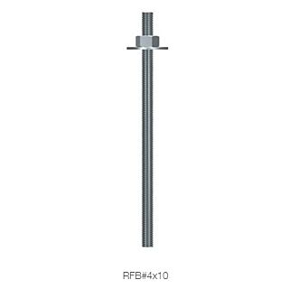 Simpson Strong-Tie RFB 1/2 in. x 10 in. Retrofit Bolt with Nut & Washer