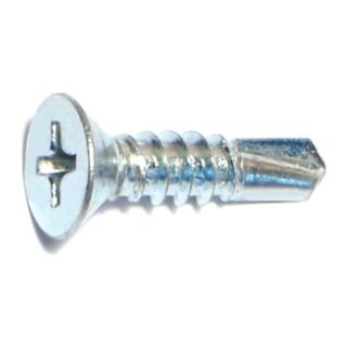 MIDWEST #10-16 x ¾ in. Zinc Plated Steel Phillips Flat Head Self-Drilling Screws, 70 Count