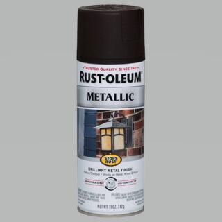 Rust-Oleum® Stops Rust®, Rubbed Metallic Bronze, Oil-Based, Spray Paint, 11 oz.