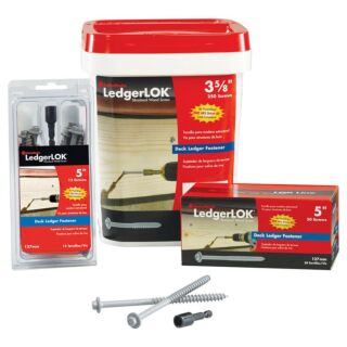 FastenMaster LedgerLOK® 3-5/8 in. Structual Wood Screw, 12 Count