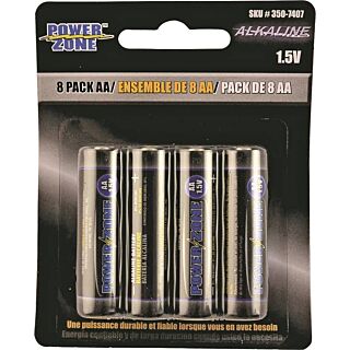 PowerZone AA  Alkaline Battery 4 Pack