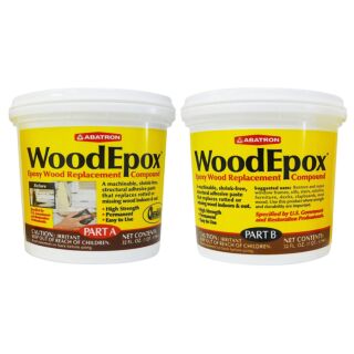 WoodEpox 1 quart each (32 ounces each Part A & B)