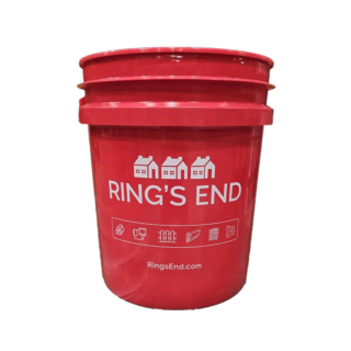 RING'S END Paint Bucket, 5 Gallon, Red