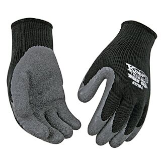 Warm Grip 1790-XL Protective Gloves, Men's, XL, Wing Thumb, Knit Wrist Cuff, Black