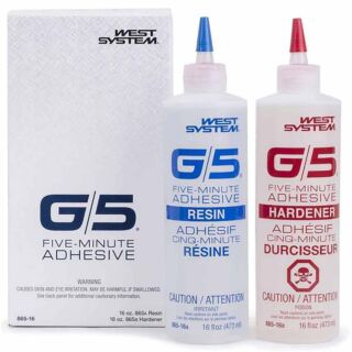 WEST SYSTEM® 865-16, G/5® 5 Min Adhesive, 16 fl. oz.