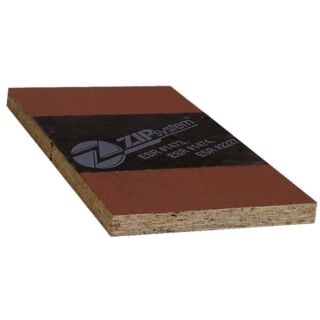 Huber 1/2 in. Square Edge ZIP System Wall and Roof Sheathing, 4 ft. x 8 ft. (SIENNA)