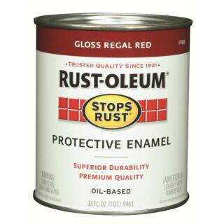 Rustoleum Stops Rust Regal Red Protective Enamel Quart