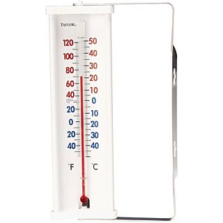 Taylor Outdoor Aluminum Bracket Thermometer