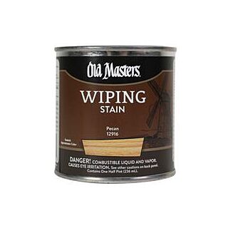 Old Masters Wiping Stain, Pecan, 1/2 Pint
