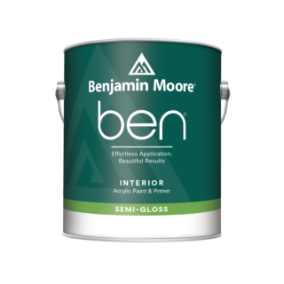 Benjamin Moore Ben Interior Paint, Semi Gloss