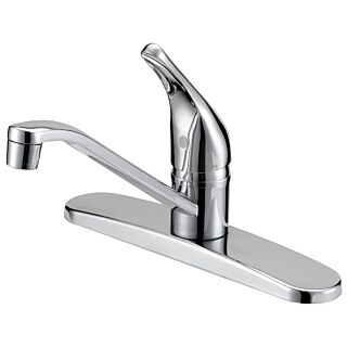 Boston Harbor Kitchen Faucet, 1.75 Gpm At 60 Psi, 8 In Center Distance, 1 Durable Metal Lever Handle, Chrome