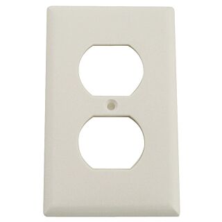 Eaton Wiring Devices 2132W-BOX Standard-Size Duplex Receptacle Wallplate, 1-Gang, Thermoset, White