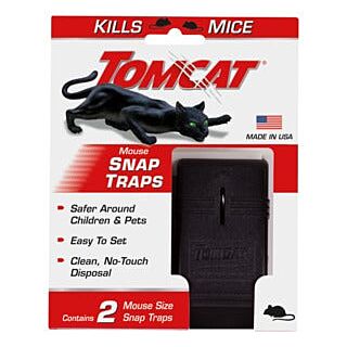 Tomcat 0361510 Mouse Snap Trap, Plastic