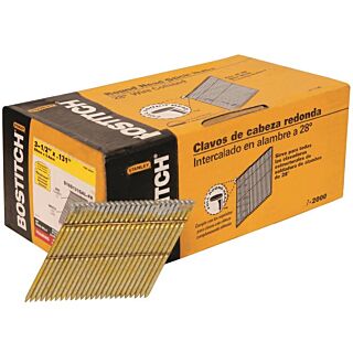 Bostitch S16D131GAL-FH Framing Nail, 3-1/2 in L, Thickcoat