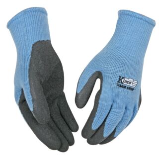 Warm Grip 1790W-M Protective Gloves, Women's, M, Knit Wrist Cuff, Gray