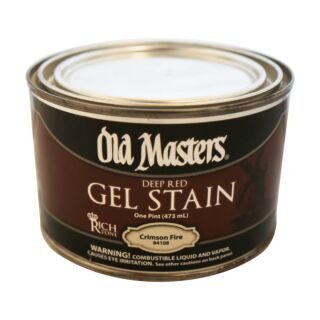 Old Masters Oil-Based Gel Stain Crimson Fire Pint