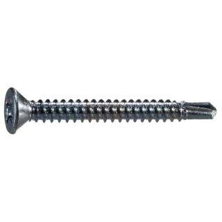 MIDWEST #12-14 x 2 in. Zinc Plated Steel Phillips Flat Head Self-Drilling Screws, 35 Count