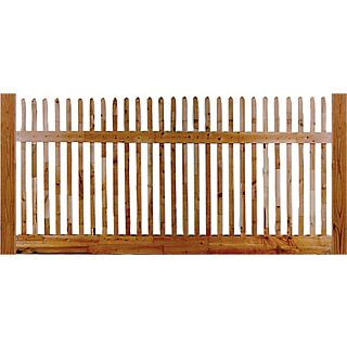 Mt. Vernon, Square Cedar Picket Fence, Section, 4 ft. x 8 ft.