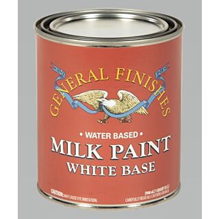 General Finishes®, Water-Based Milk Paint, White Base, Quart