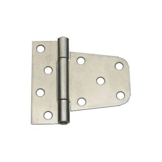 National Hardware N223-875 Gate Hinge, 48 lb Weight Capacity, Screw Mounting, Steel, Zinc