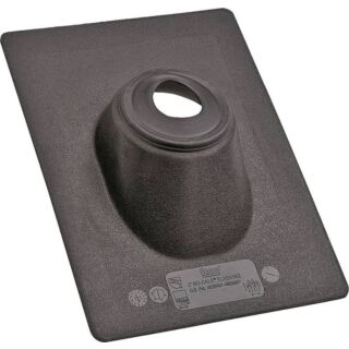 Hercules No-Calk Roof Flashing, 4 in, Thermoplastic, Black