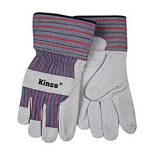 Kinco Adult Large Unlined Suede Cowhide Leather Palm Gloves