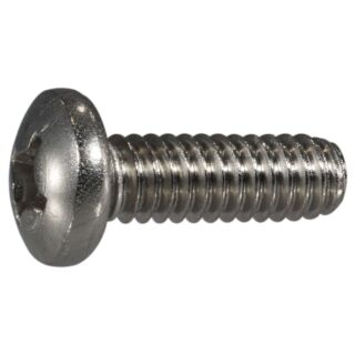MIDWEST 1/4 in.-20 x 3/4 in. 18-8 Stainless Steel Coarse Thread Phillips Pan Head Machine Screws, 45 Count