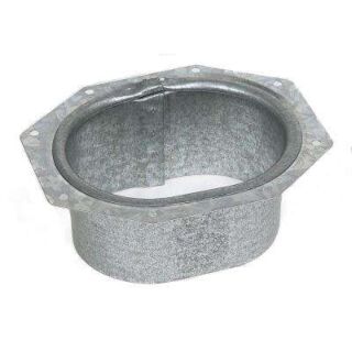 Amerimax Galvanized C Wide Flange Tube Outlet for 5 in. Gutter