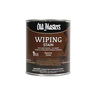 Old Masters Wiping Stain, Espresso, Quart