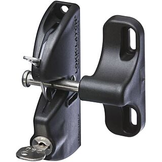 National Hardware V6201 Series Lock Latch, 4-9/16 in L, Glass/Polymer