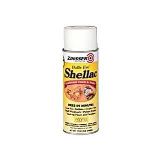 Zinsser Bulls Eye Shellac Spray, Clear, 12 oz