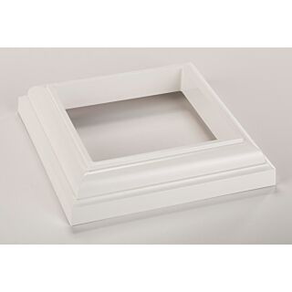 TimberTech® Classic Composite Series Post Skirt, Matte White,  5½ in.