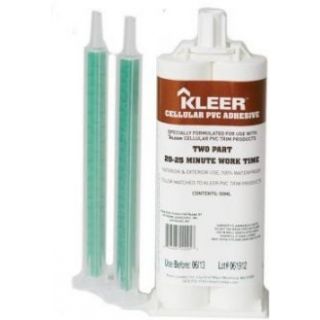 KLEER Cellular PVC Two-Part Adhesive - Slow Cure,  25 mL