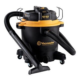 Vacmaster Professional Beast VJH1211PF 0201 Wet or Dry Vacuum, 120 V, 143 cfm, 7 ft L Hose