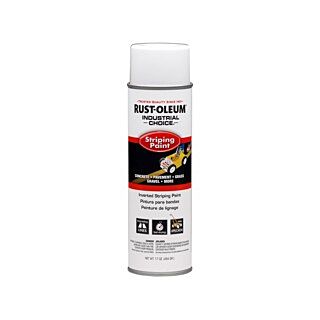 Rust-Oleum® Industrial Choice® Inverted Stripping Spray Paint, White, Oil-Based, Flat, 18 oz.