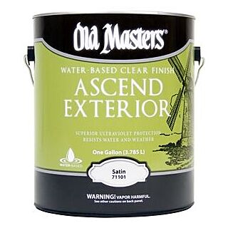 Old Masters Ascend Exterior® Clear Satin Finish, Gallon