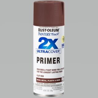 Rust-Oleum® Painter’s Touch® 2X Ultra Cover, Red Primer, Spray Paint, 12 oz.