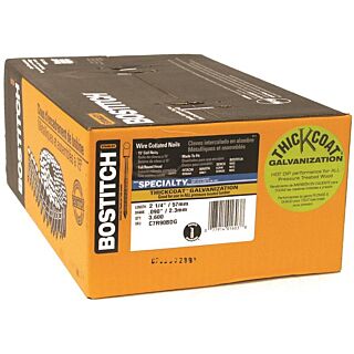 Bostitch C7R90BDG Siding Nail, 2-3/16 in L, Thickcoat