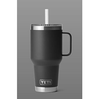 YETI Rambler® 35 oz. Mug with Straw Lid, Black