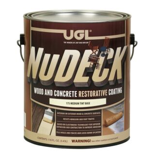 NuDECK MED BASE, Wood and Concrete Restorative Coating, 1 Gallon