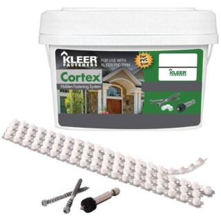 KLEER  2-3/4 in. Cortex Hidden Trim Fasteners with Collated smooth plugs, 250 ln. ft.