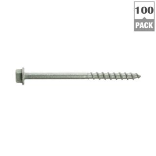 Strong-Drive® SD CONNECTOR Screw — #9 x 2-1/2 in. 1/4-Hex Drive, Mech. Galv. (100-Qty) (SD9212R100)