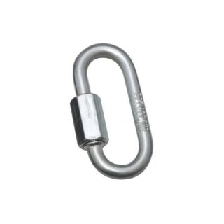 National Hardware 3150BC Series N223-024 Quick Link, 880 lb Weight Capacity, 1/4 in, Steel, Zinc